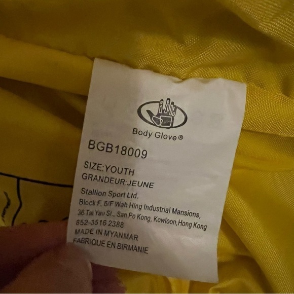 BODY Glove 60 pounds-90 pounds life jacket purple, pink, and yellow - Picture 11 of 15